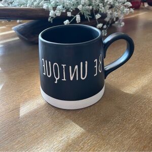 Black and White Ceramic Mug - Be Unique